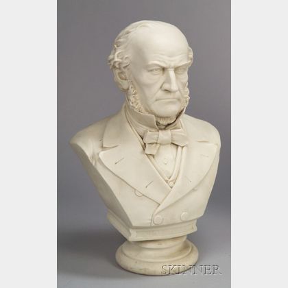 Goss Parian Bust of Gladstone