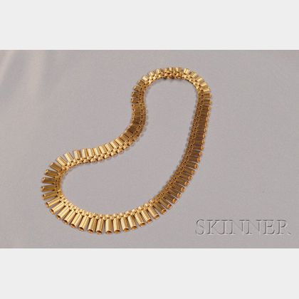 18kt Gold Necklace, France