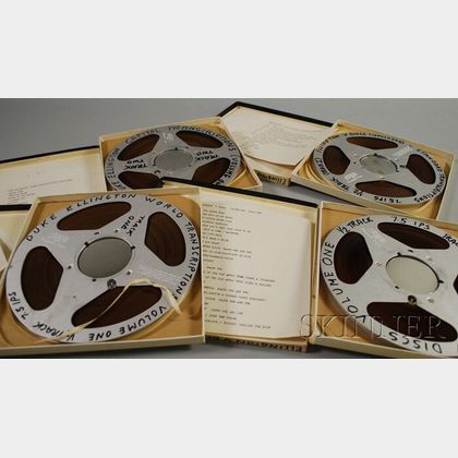 Eleven Duke Ellington Reel-to-Reel Recordings and Thirteen Assorted Vintage Pre-recorded  Reel-to-Reel Tapes Auction Number 2546M Lot Number 58