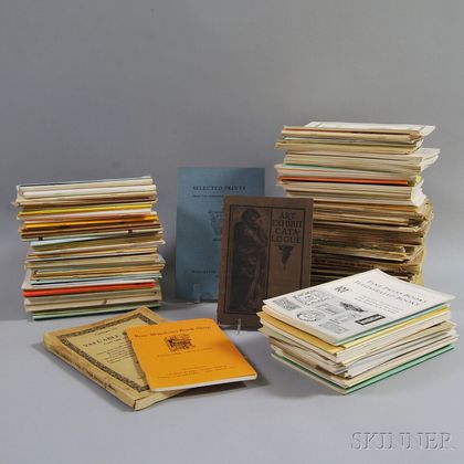 Collection of Vintage and Antique Book Auction Catalogs