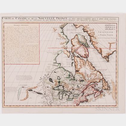 Canada and the Great Lakes, Five Maps, 18th Century.