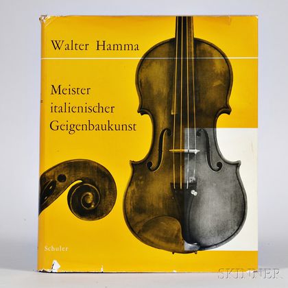 Hamma, Walter (1916-1988),Meister Italienischer Geigenbaukunst