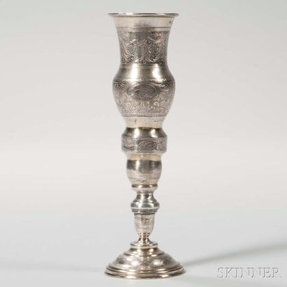Russian .875 Silver Kiddush Cup