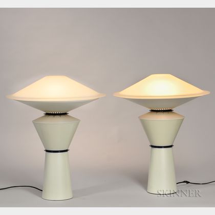 Pair of Arteluce Giada Table Lamps 
