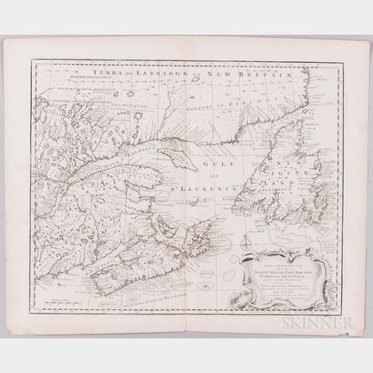 Canada and the Great Lakes, Seven Maps, 18th Century.