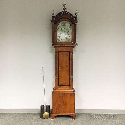 New England Maple Tall Clock