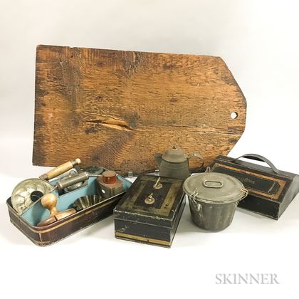Small Group of Mostly Tin Kitchen Items