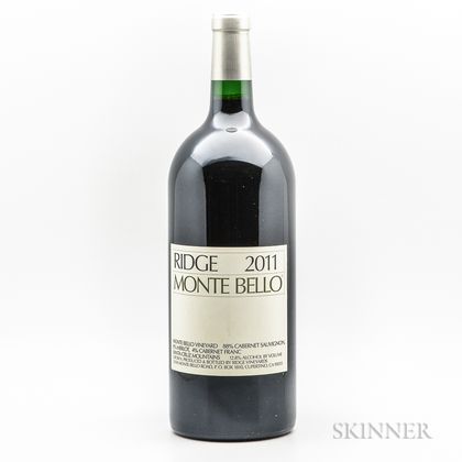 Ridge Monte Bello 2011, 1 3 liter bottle 