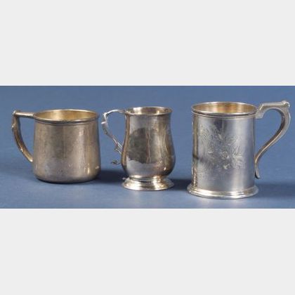 Three Silver Mugs