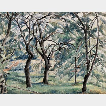 William Meyerowitz (American, 1887-1981) Through a Spring Grove