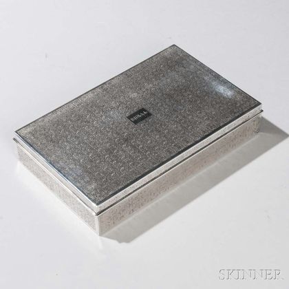 Tiffany & Co. Sterling Silver Cigarette Box