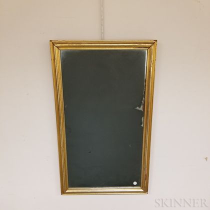 Two Rectangular Gilt-gesso Mirrors