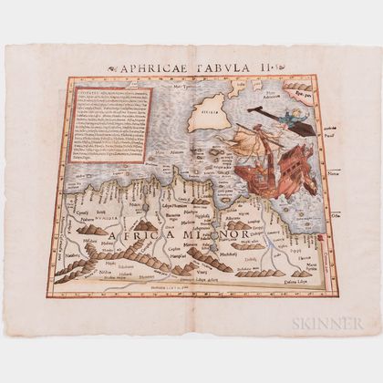 Africa. Sebastian Munster after Ptolemy. Aphricae Tabula II