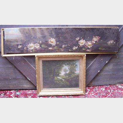 Two Framed 19th Century American School Oil on Canvas Paintings