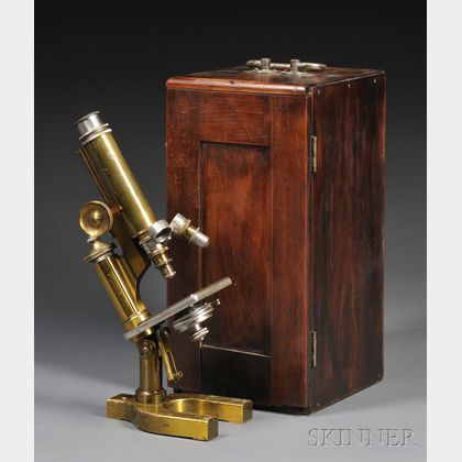 Bausch & Lomb Optical Company Brass Compound Microscope