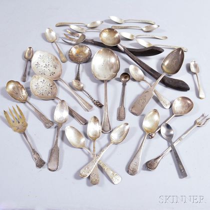 Assorted Sterling and Coin Silver Flatware
