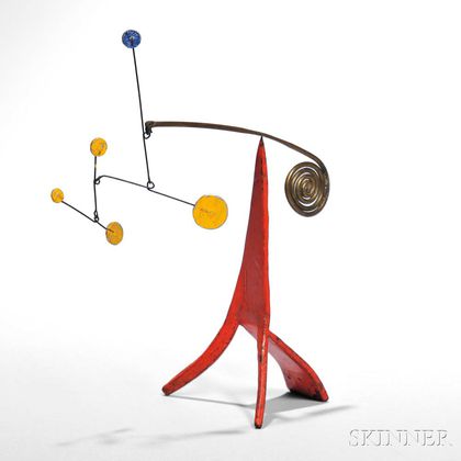 Alexander Calder (American, 1898-1976) Untitled (Standing Mobile, c. 1965)