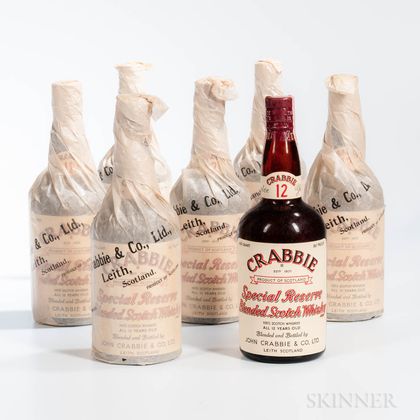 Crabbie Special Reserve 12 Years Old, 7 4/5 quart bottles (oc) 