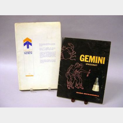 NASA-McDonnell Gemini Spacecraft Pamphlet and a Kimberly-Clark Project Gemini Booklet. 