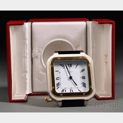 Cartier "Santos de Cartier" Travel Clock