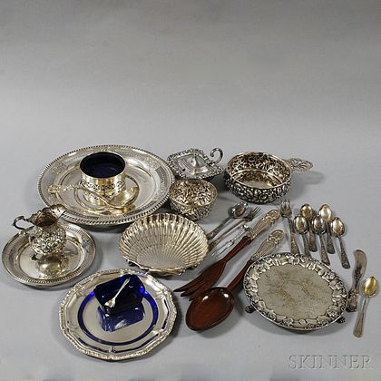 Group of Assorted Mostly Sterling Silver Tableware