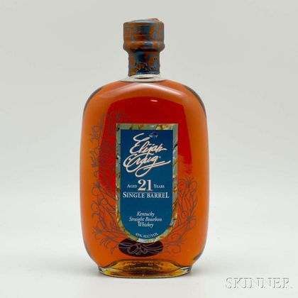 Elijah Craig Single Barrel 21 Years Old 1991, 1 750ml bottle 