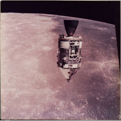 Apollo 15, A View of the Command Service Module in Lunar Orbit (NASA AS15-88-11972),July 30, 1971.