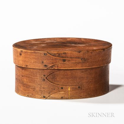 Shaker Covered Oval Box