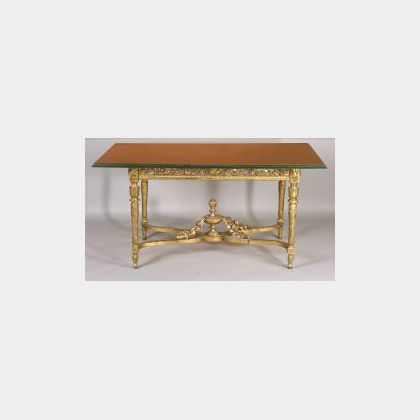Louis XVI Style Giltwood Center Table