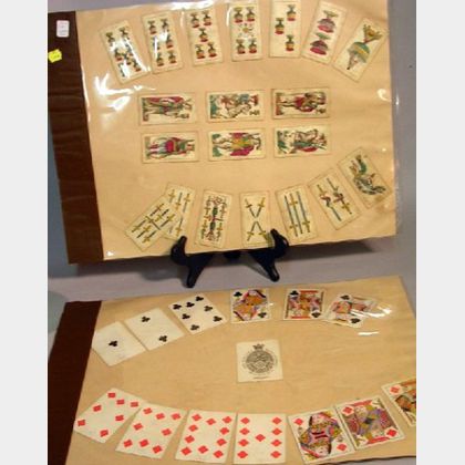 Group of Early Playing Cards and Card Games
