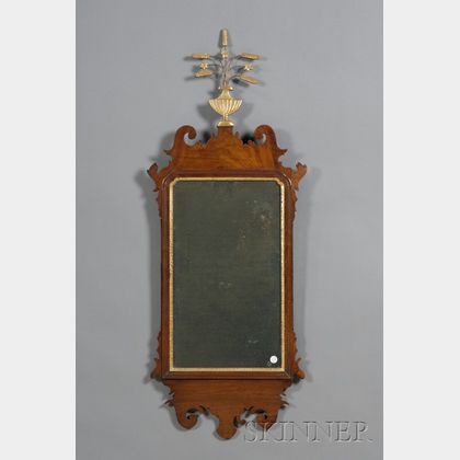 Chippendale Mahogany and Gilt-gesso Mirror