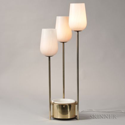 Table Lamp with Planter 