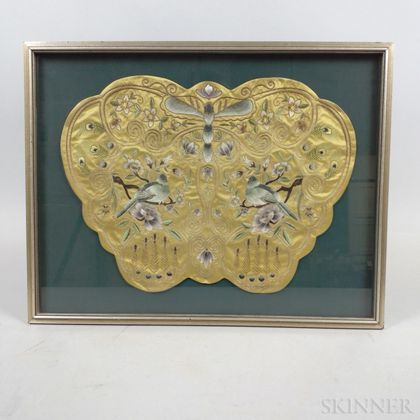 Framed Silk Embroidery