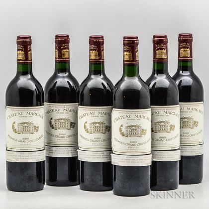 Chateau Margaux 1989, 6 bottles 