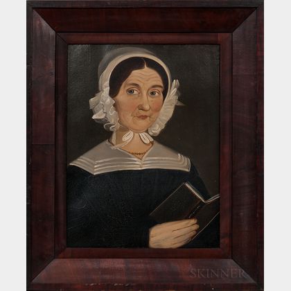 William Matthew Prior (Massachusetts/Maine, 1806-1873) Portrait of a Woman, Reportedly a Teacher
