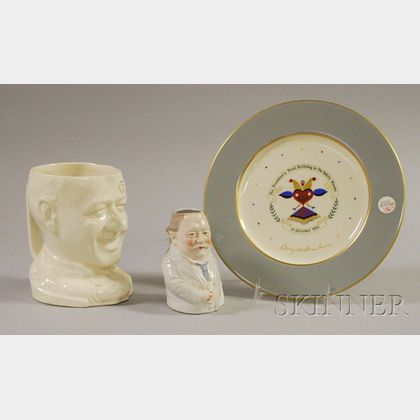 Three Collector's U.S. Political Porcelain Items