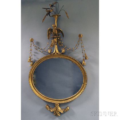Gilt and Carved Federal-style Mirror