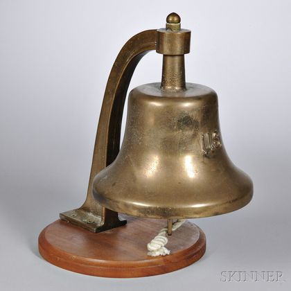 Cast Brass "U.S." Bell