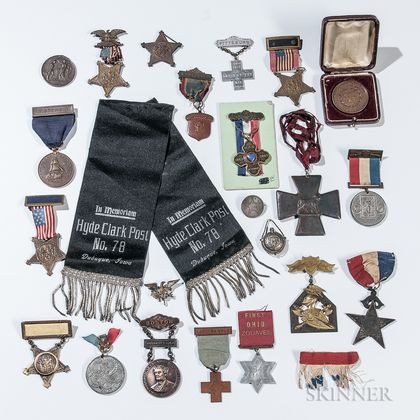 Group of Civil War Veteran's Medals