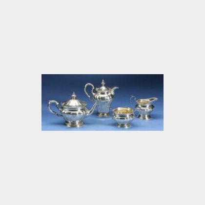 Edward VII Four-Piece Tete-a-Tete Tea Service