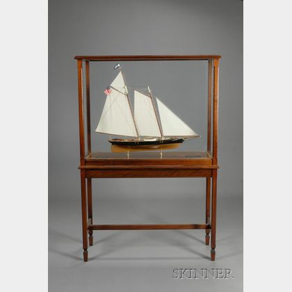 Cased Ship Model of 1851 America's Cup Yacht America