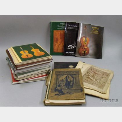 Small Lot of Music Books and Catalogues