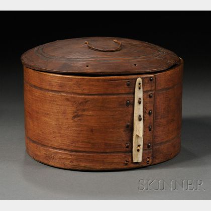 Eskimo Carved Wood Box