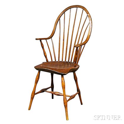 Windsor Bow-back Continuous Armchair