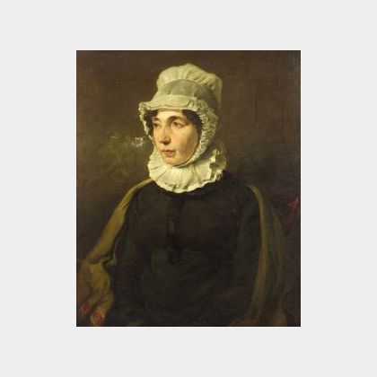 Attributed to William Simson (British, 1800-1847) Portrait of Mrs. Simson, the Artist&#39;s Mother