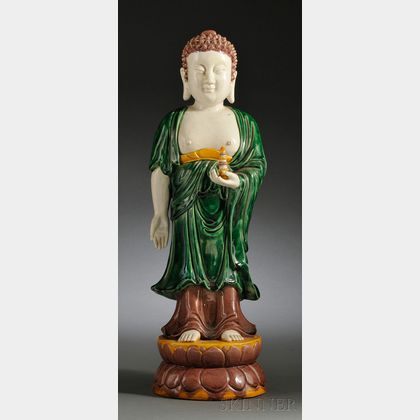Sancai Glazed Buddha