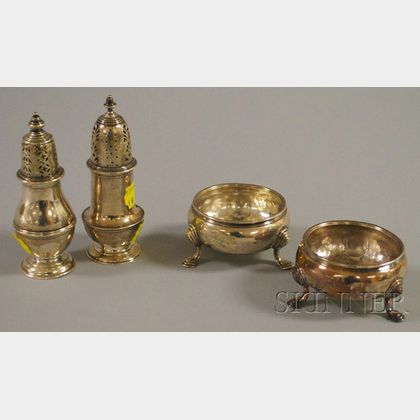 Four Georgian Silver Tableware Items