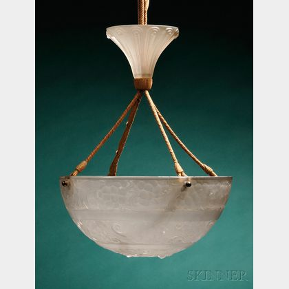 Rene Lalique Saint-Vincent Ceiling Lamp