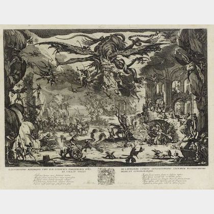 Jacques Callot (French, 1592-1635) The Temptation of Saint Anthony