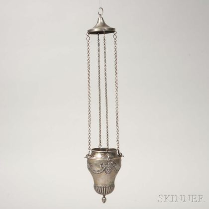 Silver Nir Tamid Lamp